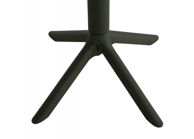 ΤΡΑΠΕΖΙ ΠΟΛΥΠΡΟΠΥΛΕΝΙΟΥ ΤΕΤΡΑΓΩΝΟ TERRIN HM6125.15 DARK OLIVE 60,5x60,5x76,5Υεκ.