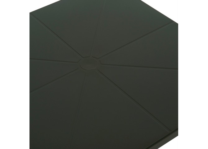 ΤΡΑΠΕΖΙ ΠΟΛΥΠΡΟΠΥΛΕΝΙΟΥ ΤΕΤΡΑΓΩΝΟ TERRIN HM6125.15 DARK OLIVE 60,5x60,5x76,5Υεκ.
