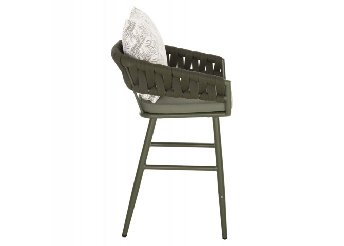 ΣΚΑΜΠΟ ΑΛΟΥΜΙΝΙΟΥ CAMDEN HM6142.09 ΜΑΞΙΛΑΡΙ ΜΕ PRINT-DARK OLIVE 56x60x108Υεκ.