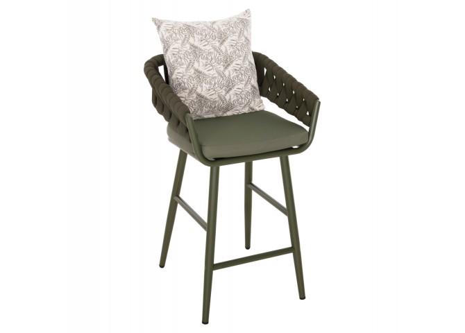 ΣΚΑΜΠΟ ΑΛΟΥΜΙΝΙΟΥ CAMDEN HM6142.09 ΜΑΞΙΛΑΡΙ ΜΕ PRINT-DARK OLIVE 56x60x108Υεκ.