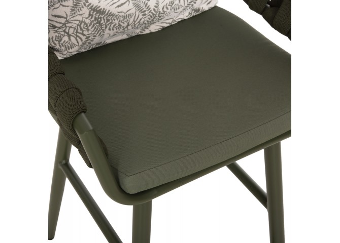 ΣΚΑΜΠΟ ΑΛΟΥΜΙΝΙΟΥ CAMDEN HM6142.09 ΜΑΞΙΛΑΡΙ ΜΕ PRINT-DARK OLIVE 56x60x108Υεκ.