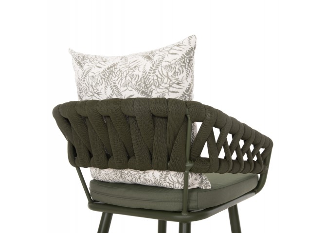 ΣΚΑΜΠΟ ΑΛΟΥΜΙΝΙΟΥ CAMDEN HM6142.09 ΜΑΞΙΛΑΡΙ ΜΕ PRINT-DARK OLIVE 56x60x108Υεκ.
