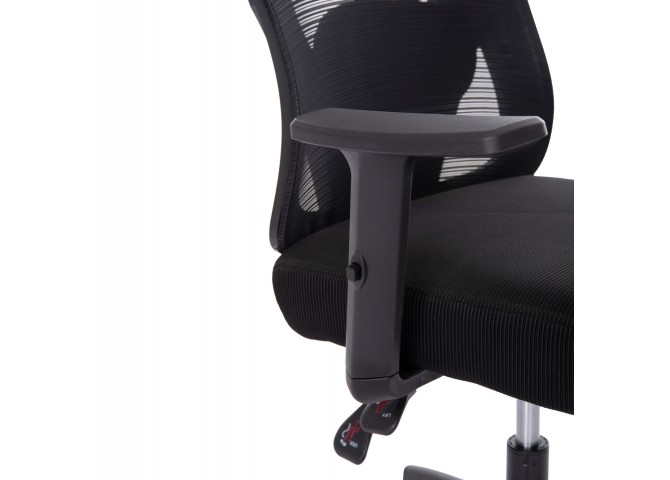 ΚΑΡΕΚΛΑ ΓΡΑΦΕΙΟΥ MEXER HM1195.01 ΜΑΥΡΟ MESH-ΜΕΤΑΛ.ΒΑΣΗ-NYLON ΣΚΕΛΕΤΟΣ 60x49x130Υεκ.