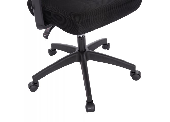 ΚΑΡΕΚΛΑ ΓΡΑΦΕΙΟΥ MEXER HM1195.01 ΜΑΥΡΟ MESH-ΜΕΤΑΛ.ΒΑΣΗ-NYLON ΣΚΕΛΕΤΟΣ 60x49x130Υεκ.