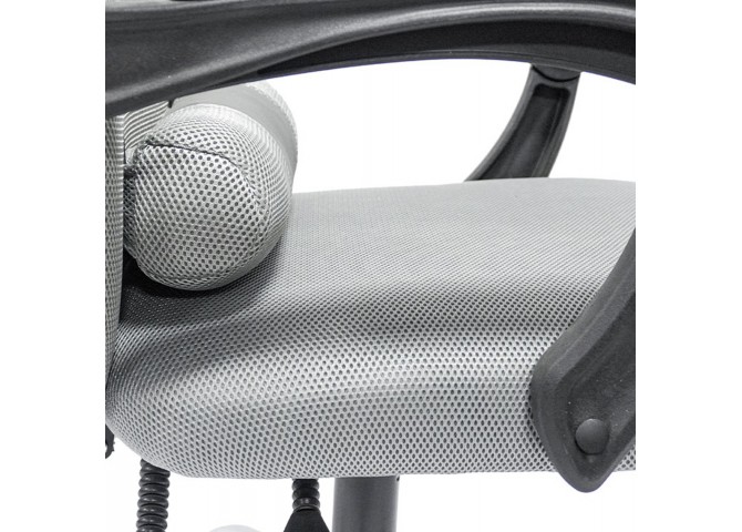 ΚΑΡΕΚΛΑ ΓΡΑΦΕΙΟΥ CRONER HM1196.02 ΓΚΡΙ MESH-ΜΕΤΑΛ.ΒΑΣΗ-NYLON ΣΚΕΛΕΤΟΣ 58x54x120Υεκ.