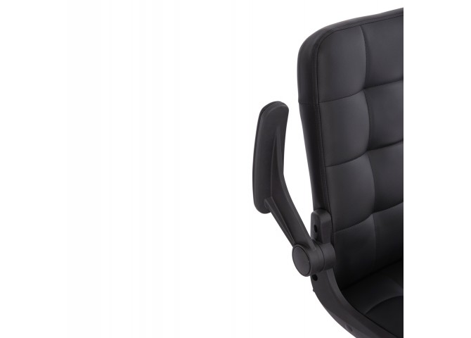 ΚΑΡΕΚΛΑ ΓΡΑΦΕΙΟΥ PORTIMA HM1197.01 ΜΑΥΡΟ PVC-NYLON ΣΚΕΛΕΤΟΣ & ΒΑΣΗ 69x53x98Υεκ.