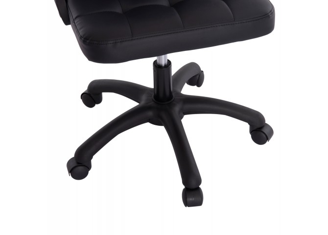 ΚΑΡΕΚΛΑ ΓΡΑΦΕΙΟΥ PORTIMA HM1197.01 ΜΑΥΡΟ PVC-NYLON ΣΚΕΛΕΤΟΣ & ΒΑΣΗ 69x53x98Υεκ.
