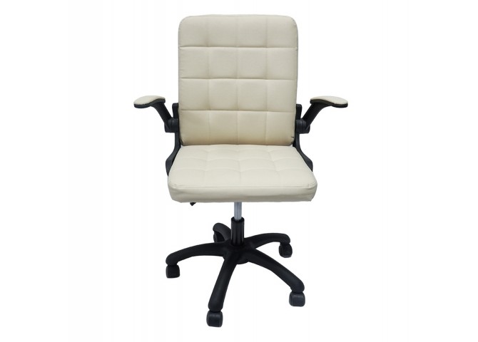 ΚΑΡΕΚΛΑ ΓΡΑΦΕΙΟΥ PORTIMA HM1197.04 ΜΠΕΖ PVC-ΜΑΥΡΟΣ NYLON ΣΚΕΛΕΤΟΣ & ΒΑΣΗ 69x53x98Υεκ