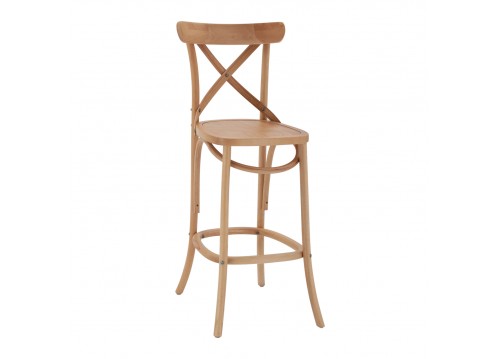 ΣΚΑΜΠΟ ΜΕΣ.ΥΨΟΥΣ GIOLIANA HM8750.15 ΞΥΛΟ ΟΞΙΑΣ DARK HONEY-PLYWOOD ΚΑΘΙΣΜΑ 46x46x101Υεκ.
