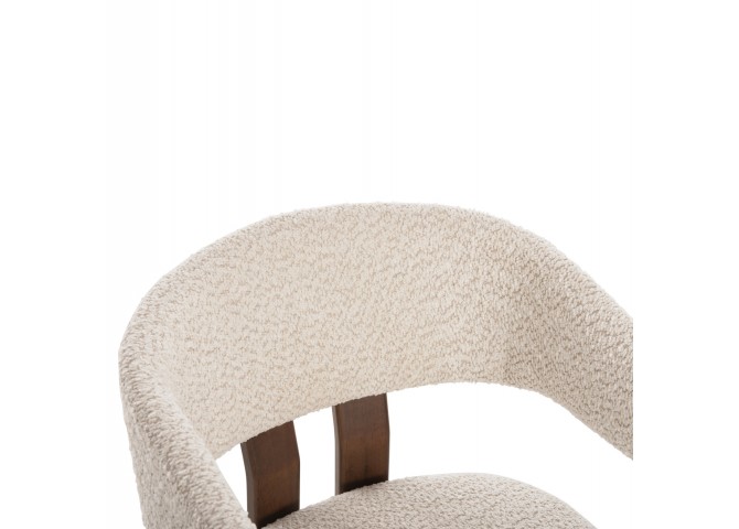 ΚΑΡΕΚΛΑ ZARRA HM9970.03 RUBBERWOOD ΣΕ ΚΑΡΥΔΙ-ΕΚΡΟΥ ΜΠΟΥΚΛΕ ΥΦΑΣΜΑ 55,5x59x81,5Υεκ
