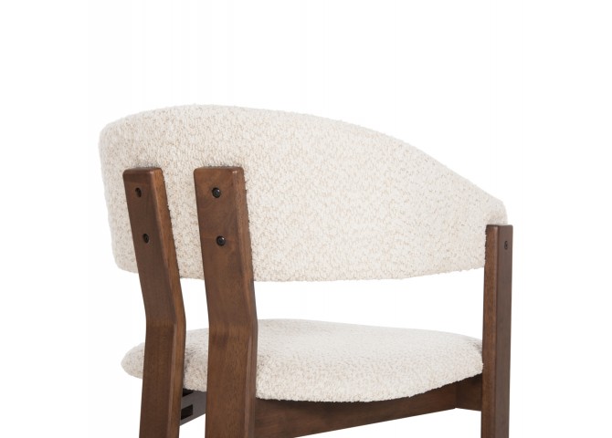 ΚΑΡΕΚΛΑ ZARRA HM9970.03 RUBBERWOOD ΣΕ ΚΑΡΥΔΙ-ΕΚΡΟΥ ΜΠΟΥΚΛΕ ΥΦΑΣΜΑ 55,5x59x81,5Υεκ