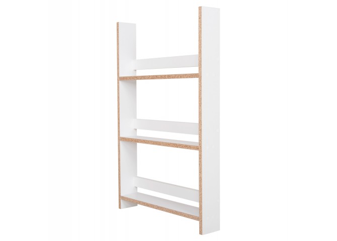 ΡΑΦΙΕΡΑ ΤΟΙΧΟΥ SANI HM18223.01 ΜΕΛΑΜΙΝΗ ΣΕ ΛΕΥΚΟ 60x10x90Υεκ. (3 ΡΑΦΙΑ)