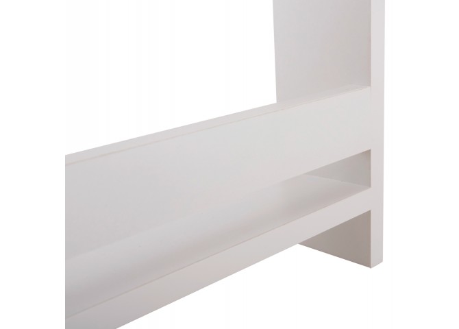 ΡΑΦΙΕΡΑ ΤΟΙΧΟΥ SANI HM18223.01 ΜΕΛΑΜΙΝΗ ΣΕ ΛΕΥΚΟ 60x10x90Υεκ. (3 ΡΑΦΙΑ)