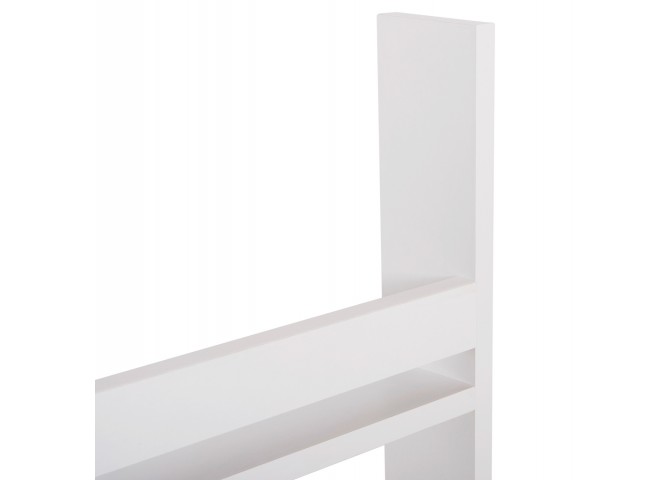 ΡΑΦΙΕΡΑ ΤΟΙΧΟΥ SANI HM18224.01 ΜΕΛΑΜΙΝΗ ΣΕ ΛΕΥΚΟ 60x10x120Υεκ. (4 ΡΑΦΙΑ)