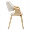 ΚΑΡΕΚΛΑ ΤΡΑΠΕΖΑΡΙΑΣ NETTO HM9976.01 ΣΚΕΛΕΤΟΣ Κ.Π. ΣΕ ΟΑΚ-ΜΠΕΖ ΥΦΑΣΜΑ 55x56x83,5Υεκ