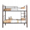 ΚΟΥΚΕΤΑ ΚΡΕΒΑΤΙ STOREY HM687 ΜΑΥΡΟ ΜΕΤΑΛΛΟ-ΚΑΡΥΔΙ RUBBERWOOD 200x90x158Υεκ