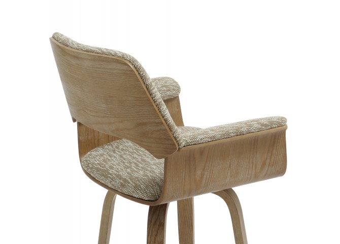 ΣΚΑΜΠΟ ΜΠΑΡ ΜΕΣ.ΥΨΟΥΣ CLIPP HM9987.01 WHITEWASH Κ.Π. ΞΥΛΟ-ΜΠΕΖ ΥΦΑΣΜΑ 57,5x53x98Υεκ
