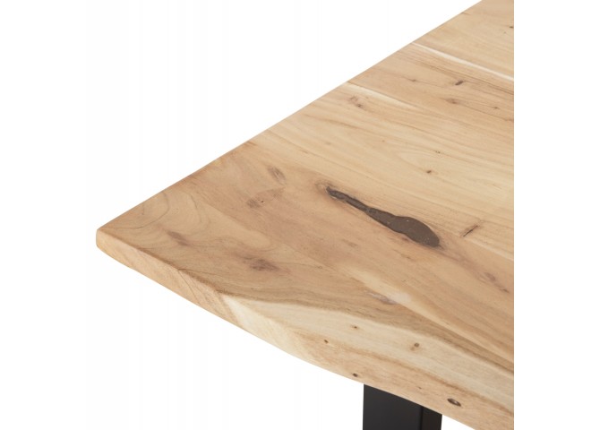 ΤΡΑΠΕΖΙ ΤΡΑΠΕΖΑΡΙΑΣ SOFIA SLIM HM8500.21 ΜΑΣΙΦ ΞΥΛΟ ΑΚΑΚΙΑΣ 160x92x78Υεκ.