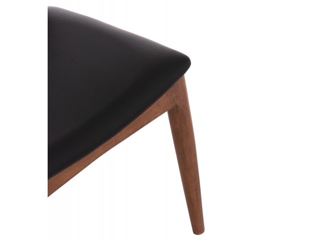 KΑΡΕΚΛΑ ΤΡΑΠΕΖΑΡΙΑΣ ALOR HM9947.03 RUBBERWOOD ΑΝΟΙΧΤΟ ΚΑΡΥΔΙ-ΜΑΥΡΟ PU 55x51x75Υεκ