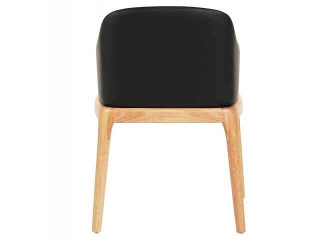 ΠΟΛΥΘΡΟΝΑ ΤΡΑΠΕΖΑΡΙΑΣ FURLAN HM9949.01 RUBBERWOOD ΣΕ ΟΑΚ-ΜΑΥΡΟ PU 54,5x58x78Υεκ.