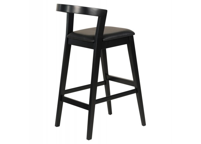 ΣΚΑΜΠΟ ΜΠΑΡ NAMI HM9952.02 RUBBERWOOD & PU-ΜΑΥΡΟ 47,5x59x102,5Υεκ.