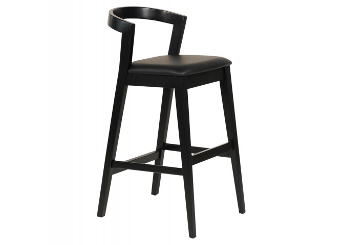 ΣΚΑΜΠΟ ΜΠΑΡ NAMI HM9952.02 RUBBERWOOD & PU-ΜΑΥΡΟ 47,5x59x102,5Υεκ.
