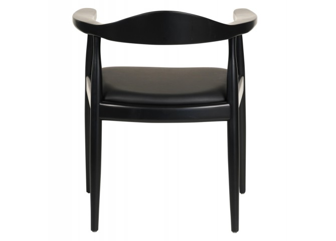 ΠΟΛΥΘΡΟΝΑ ΤΡΑΠΕΖΑΡΙΑΣ ADOR HM9948.02 RUBBERWOOD ΚΑΙ PU-ΜΑΥΡΟ 62x54x76,5Υεκ