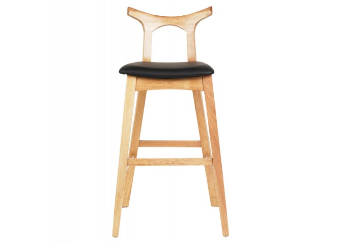 ΣΚΑΜΠΟ ΜΠΑΡ USOPP HM9951.01 RUBBERWOOD ΣΕ ΟΑΚ-ΜΑΥΡΟ PU 43x41x100Υεκ.