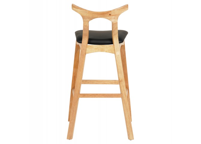 ΣΚΑΜΠΟ ΜΠΑΡ USOPP HM9951.01 RUBBERWOOD ΣΕ ΟΑΚ-ΜΑΥΡΟ PU 43x41x100Υεκ.