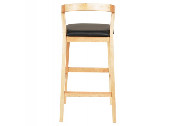 ΣΚΑΜΠΟ ΜΠΑΡ NAMI HM9952.01 RUBBERWOOD ΣΕ ΟΑΚ-ΜΑΥΡΟ PU 47,5x59x102,5Υεκ.