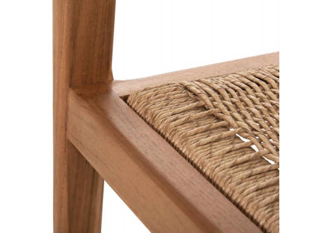 ΠΟΛΥΘΡΟΝΑ ΤΡΑΠΕΖΑΡΙΑΣ RENLY HM18239 ΞΥΛΟ ΤΕΑΚ ΦΥΣΙΚΟ-ΣΧΟΙΝΙ VIRO 60x59x82Υεκ.
