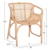 ΠΟΛΥΘΡΟΝΑ MEL ΕΣΩΤΕΡΚΩΝ ΧΩΡΩΝ HM9954.01 ΦΥΣΙΚΟ RATTAN 62x57,5x79,5Υεκ.