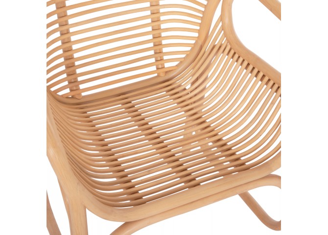 ΠΟΛΥΘΡΟΝΑ MEL ΕΣΩΤΕΡΚΩΝ ΧΩΡΩΝ HM9954.01 ΦΥΣΙΚΟ RATTAN 62x57,5x79,5Υεκ.