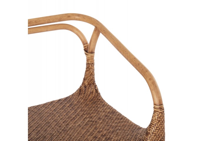 ΠΟΛΥΘΡΟΝΑ RELIK ΕΣΩΤΕΡΚΩΝ ΧΩΡΩΝ HM9955.02 ΦΥΣΙΚΟ RATTAN-ΚΑΡΥΔΙ ΧΡΩΜΑ 60x57x79Υεκ.