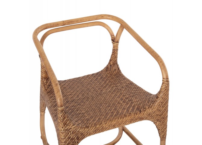ΠΟΛΥΘΡΟΝΑ RELIK ΕΣΩΤΕΡΚΩΝ ΧΩΡΩΝ HM9955.02 ΦΥΣΙΚΟ RATTAN-ΚΑΡΥΔΙ ΧΡΩΜΑ 60x57x79Υεκ.