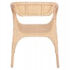 ΠΟΛΥΘΡΟΝΑ GABE ΕΣΩΤ.ΧΩΡΩΝ HM9956.01 ΦΥΣΙΚΟ RATTAN 62x60x79Υεκ.