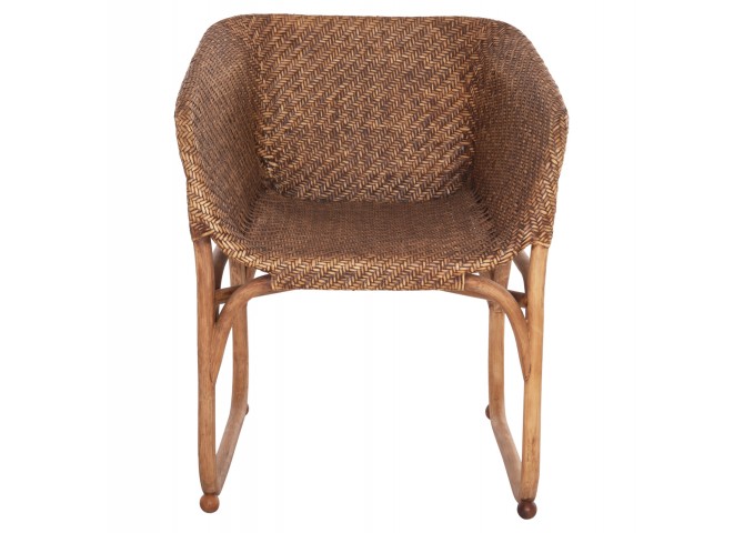 ΠΟΛΥΘΡΟΝΑ ΕΣΩΤ.ΧΩΡΩΝ TUCKET HM9958.02 ΦΥΣΙΚΟ RATTAN-ΚΑΡΥΔΙ ΧΡΩΜΑ 63x60x77Υεκ