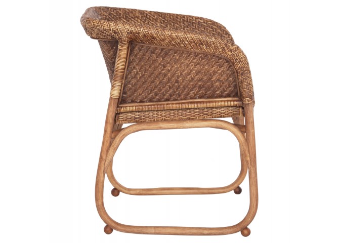ΠΟΛΥΘΡΟΝΑ ΕΣΩΤ.ΧΩΡΩΝ TUCKET HM9958.02 ΦΥΣΙΚΟ RATTAN-ΚΑΡΥΔΙ ΧΡΩΜΑ 63x60x77Υεκ