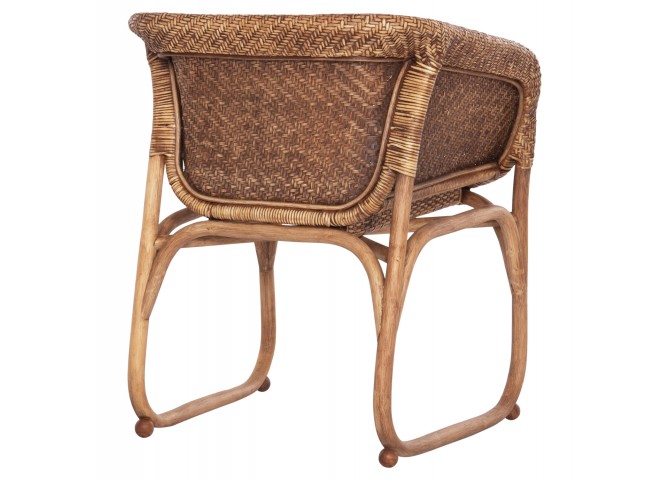 ΠΟΛΥΘΡΟΝΑ ΕΣΩΤ.ΧΩΡΩΝ TUCKET HM9958.02 ΦΥΣΙΚΟ RATTAN-ΚΑΡΥΔΙ ΧΡΩΜΑ 63x60x77Υεκ