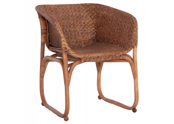 ΠΟΛΥΘΡΟΝΑ ΕΣΩΤ.ΧΩΡΩΝ TUCKET HM9958.02 ΦΥΣΙΚΟ RATTAN-ΚΑΡΥΔΙ ΧΡΩΜΑ 63x60x77Υεκ