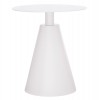 ΤΡΑΠΕΖΑΚΙ ΒΟΗΘ. ΣΤΡΟΓΓΥΛΟ ΕΞ.ΧΩΡΟΥ SERA HM6270.02 ΛΕΥΚΟ ΑΛΟΥΜΙΝΙΟ Φ50x56Υεκ.