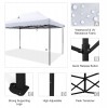 ΚΙΟΣΚΙ/GAZEBO MATTHEW HM6311 ΠΤΥΣΣΟΜΕΝΟ-ΣΚΕΛΕΤΟΣ ΜΕΤΑΛ.ΜΑΥΡΟΣ-ΛΕΥΚΟ ΥΦΑΣΜΑ 3Χ4,5μ