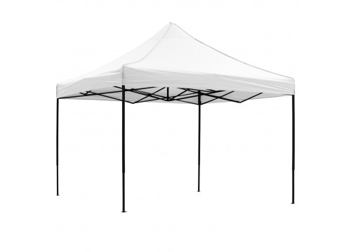 ΚΙΟΣΚΙ/GAZEBO MATTHEW HM6310 ΠΤΥΣΣΟΜΕΝΟ-ΣΚΕΛΕΤΟΣ ΜΕΤΑΛ.ΜΑΥΡΟΣ-ΛΕΥΚΟ ΥΦΑΣΜΑ 3Χ3μ