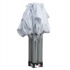 GAZEBO Β.ΤΥΠΟΥ CRESSEN HM6305 ΠΤΥΣΣΟΜ.-ΣΚΕΛΕΤΟΣ ΑΛΟΥΜ.ΑΣΗΜΙ-ΛΕΥΚΟ ΠΑΝΙ 3x3x3,4Yεκ