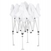 GAZEBO Β.ΤΥΠΟΥ CRESSEN HM6305 ΠΤΥΣΣΟΜ.-ΣΚΕΛΕΤΟΣ ΑΛΟΥΜ.ΑΣΗΜΙ-ΛΕΥΚΟ ΠΑΝΙ 3x3x3,4Yεκ