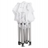 GAZEBO Β.ΤΥΠΟΥ CRESSEN HM6305 ΠΤΥΣΣΟΜ.-ΣΚΕΛΕΤΟΣ ΑΛΟΥΜ.ΑΣΗΜΙ-ΛΕΥΚΟ ΠΑΝΙ 3x3x3,4Yεκ