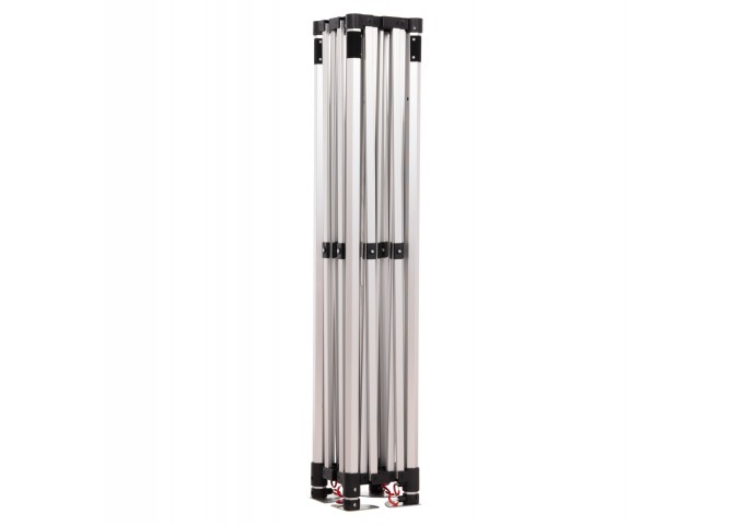 GAZEBO Β.ΤΥΠΟΥ CRESSEN HM6305 ΠΤΥΣΣΟΜ.-ΣΚΕΛΕΤΟΣ ΑΛΟΥΜ.ΑΣΗΜΙ-ΛΕΥΚΟ ΠΑΝΙ 3x3x3,4Yεκ