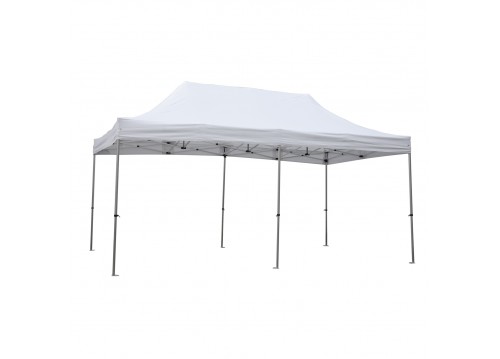 GAZEBO Β.ΤΥΠΟΥ CRESSEN HM6307 ΠΤΥΣΣΟΜ.-ΣΚΕΛΕΤΟΣ ΑΛΟΥΜ.ΑΣΗΜΙ-ΛΕΥΚΟ ΠΑΝΙ 3x6x3,4Yεκ
