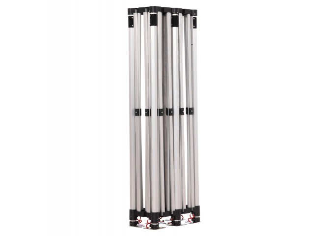 GAZEBO Β.ΤΥΠΟΥ CRESSEN HM6307 ΠΤΥΣΣΟΜ.-ΣΚΕΛΕΤΟΣ ΑΛΟΥΜ.ΑΣΗΜΙ-ΛΕΥΚΟ ΠΑΝΙ 3x6x3,4Yεκ