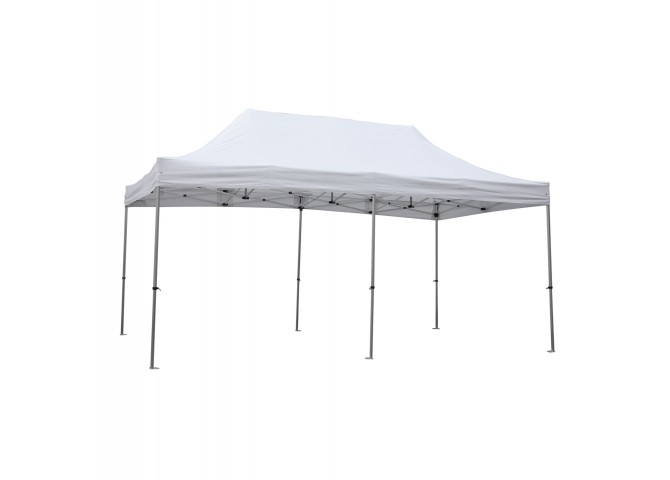 GAZEBO Β.ΤΥΠΟΥ CRESSEN HM6307 ΠΤΥΣΣΟΜ.-ΣΚΕΛΕΤΟΣ ΑΛΟΥΜ.ΑΣΗΜΙ-ΛΕΥΚΟ ΠΑΝΙ 3x6x3,4Yεκ